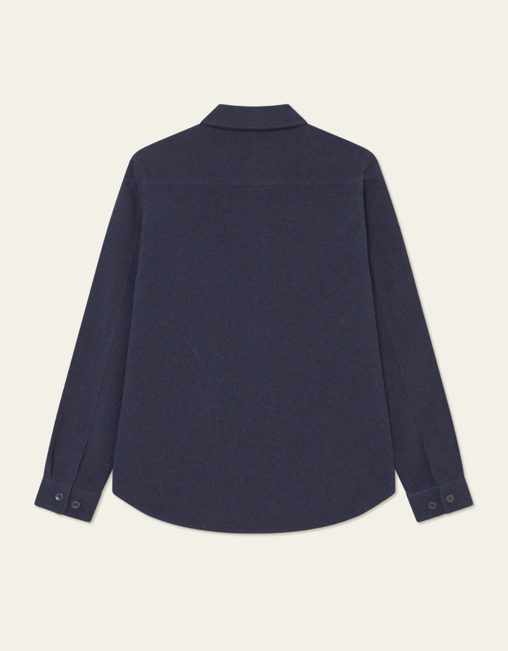 Lennon Bouclé Overshirt Dark Navy