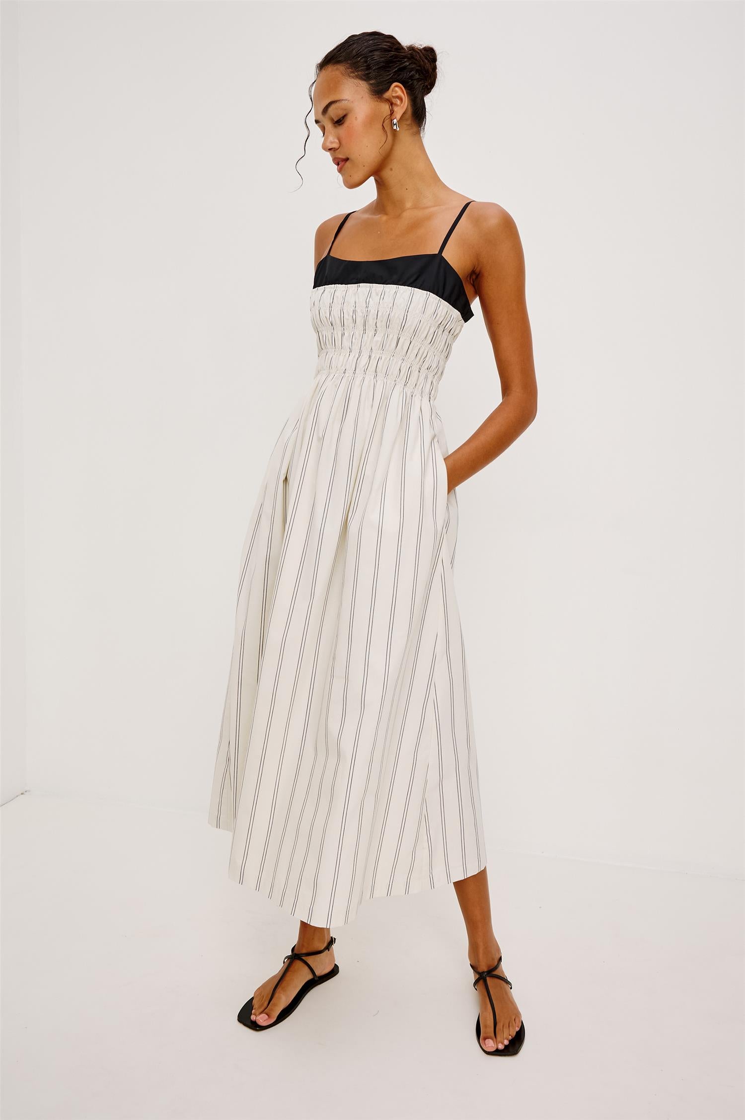 Primeroe Dress Palma Stripe