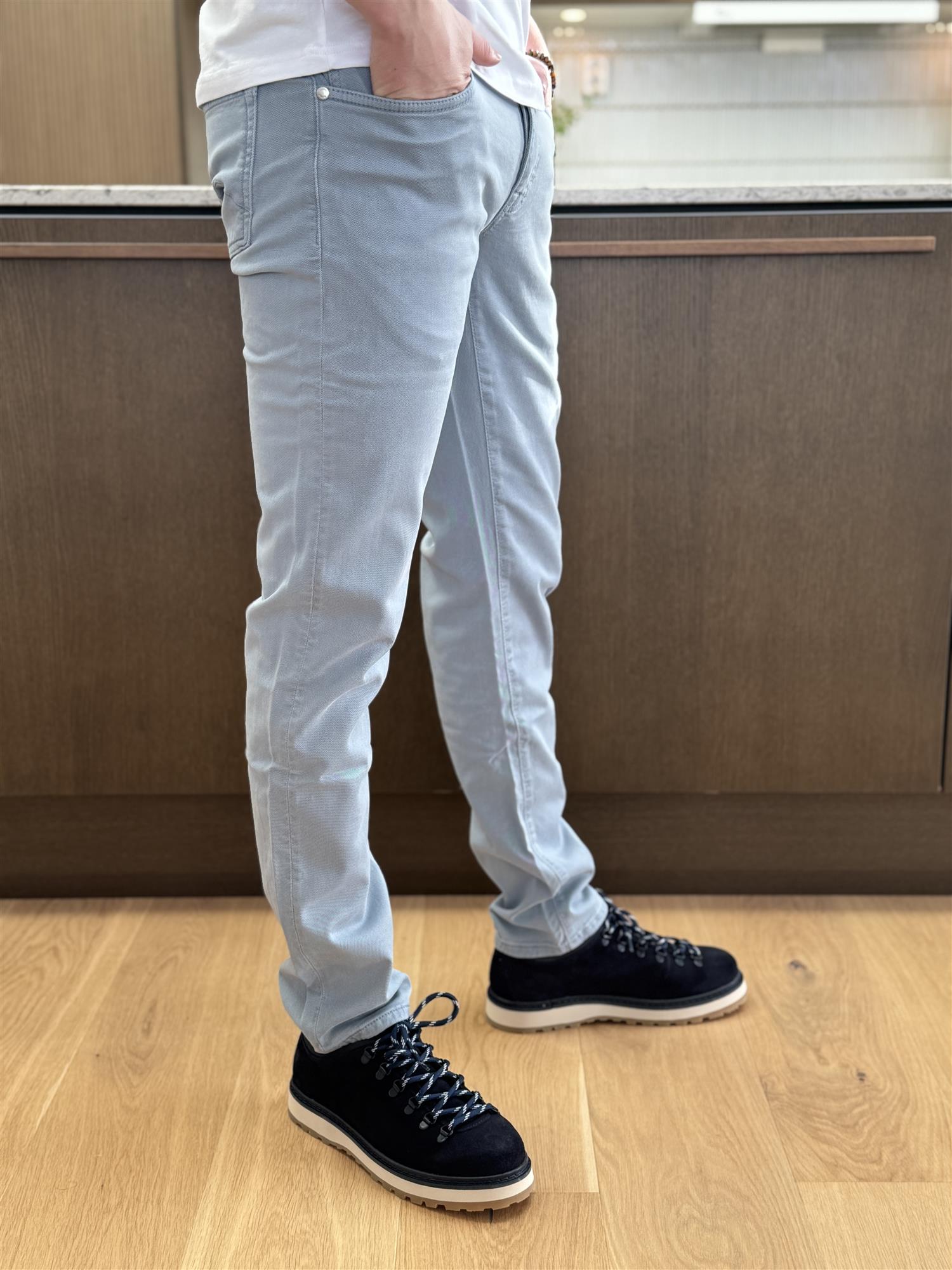 CLYO 5PKT STRETCH PALE ALBI BLUE