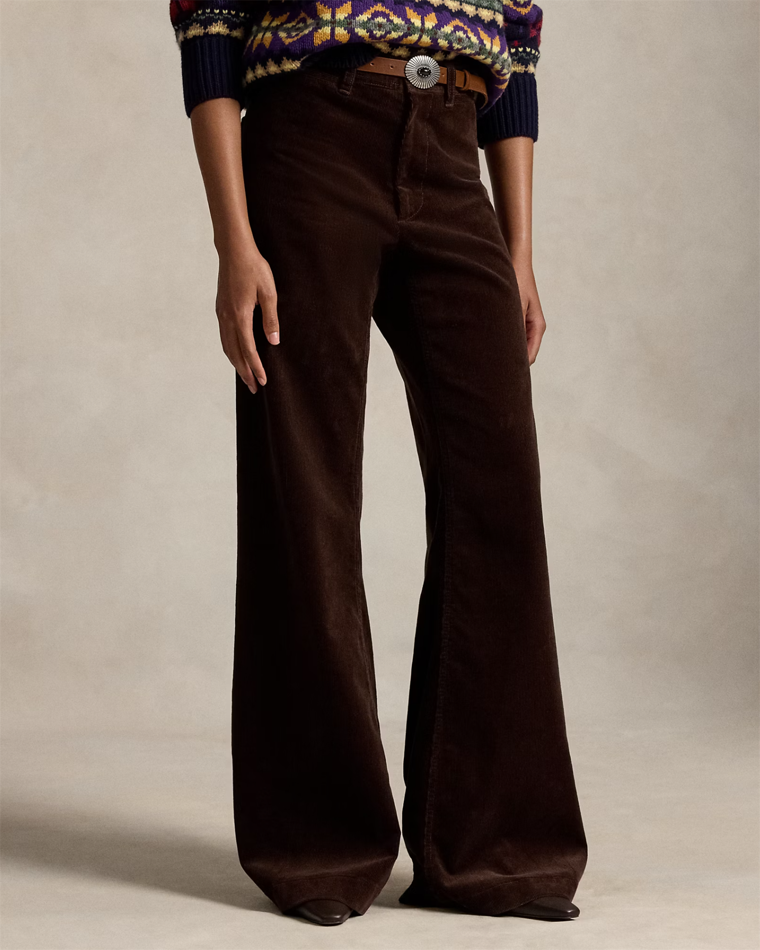 Beaton corduroy trouser brown