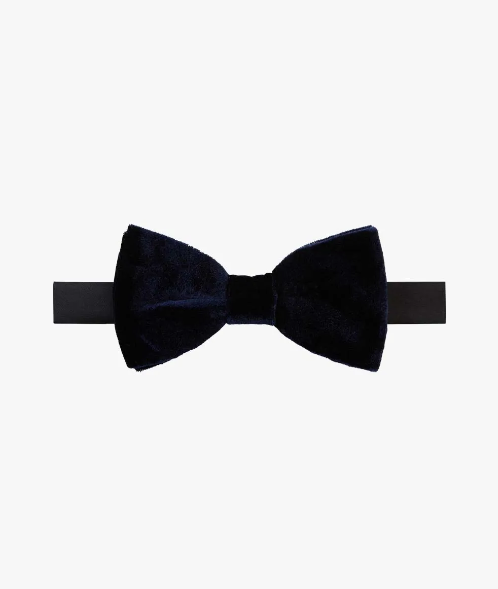 Velvet Bowtie Navy