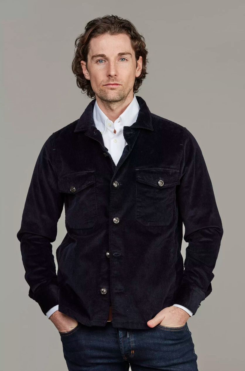 Corduroy Overshirt Navy