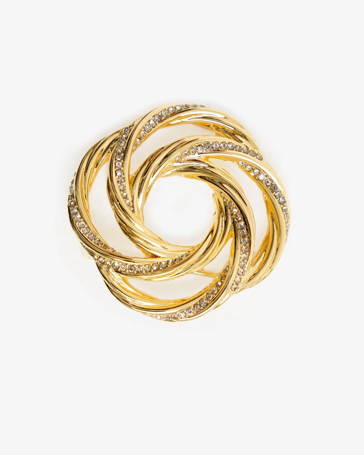 Moon Brooch Gold