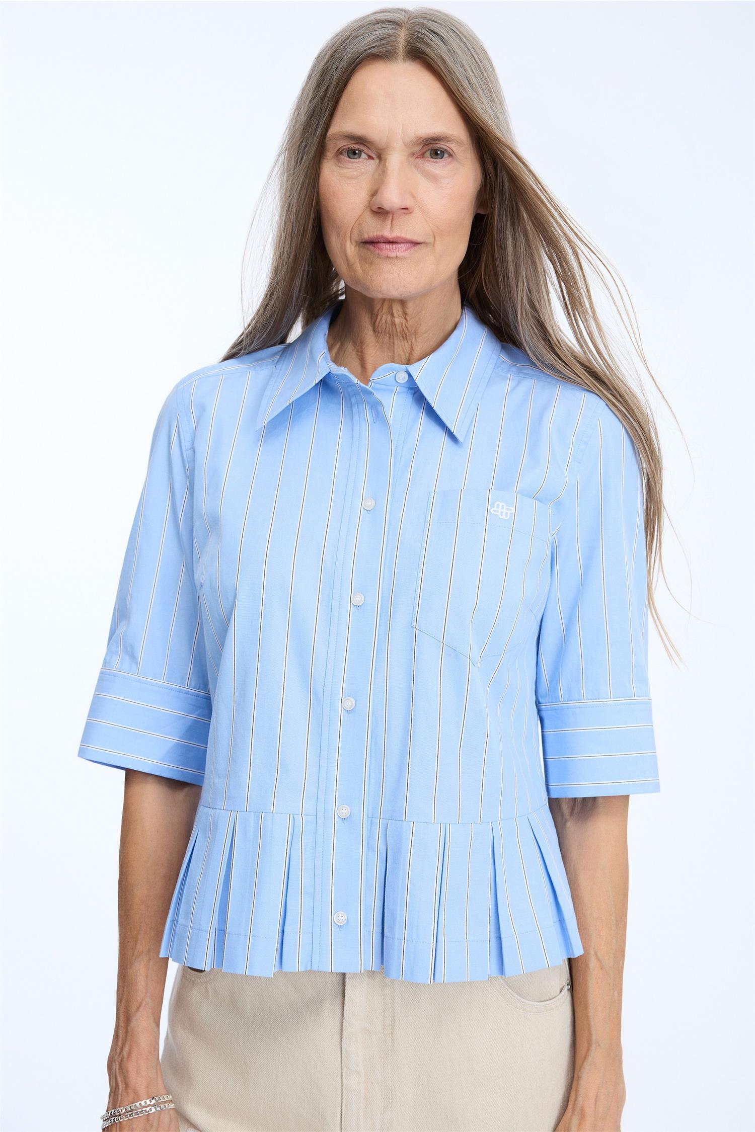 Nuria Shirt Stripe Blue