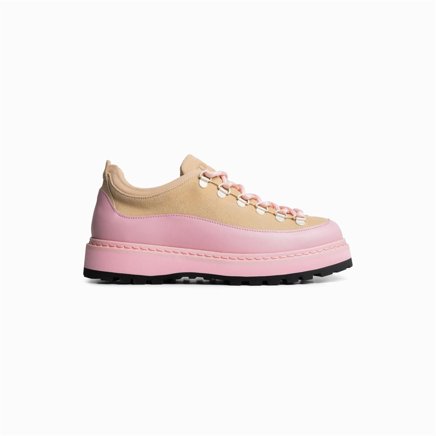 Allo W Suede Cap Pink Light Beige