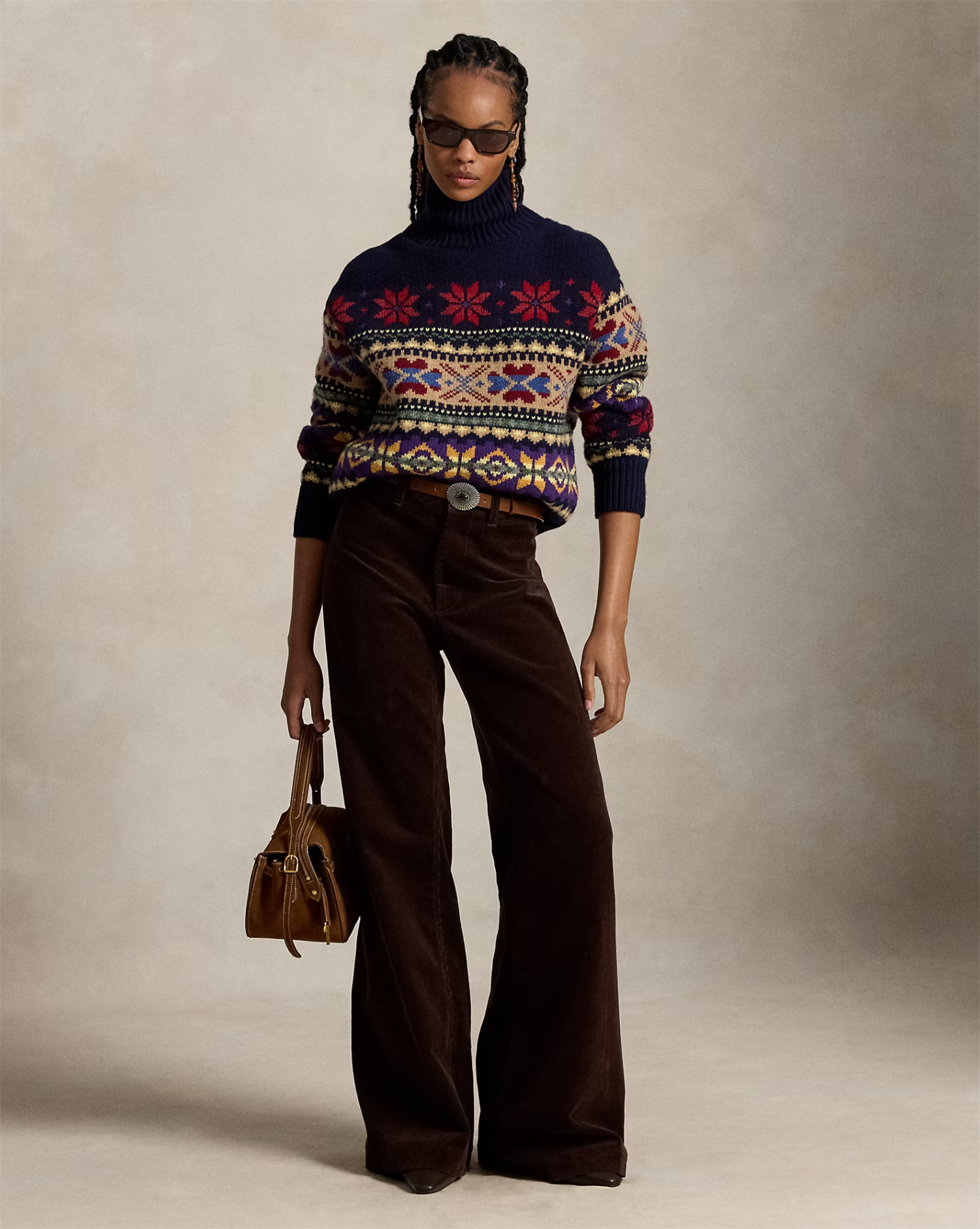 Beaton corduroy trouser brown