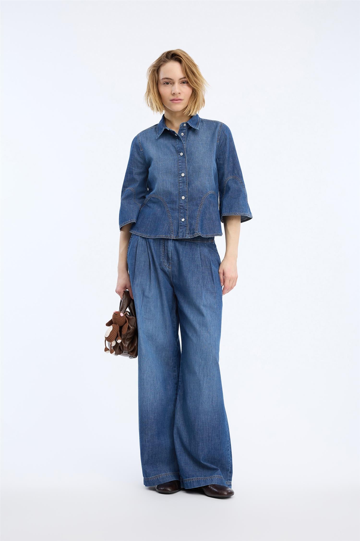 Vunna Denim Blouse Blue