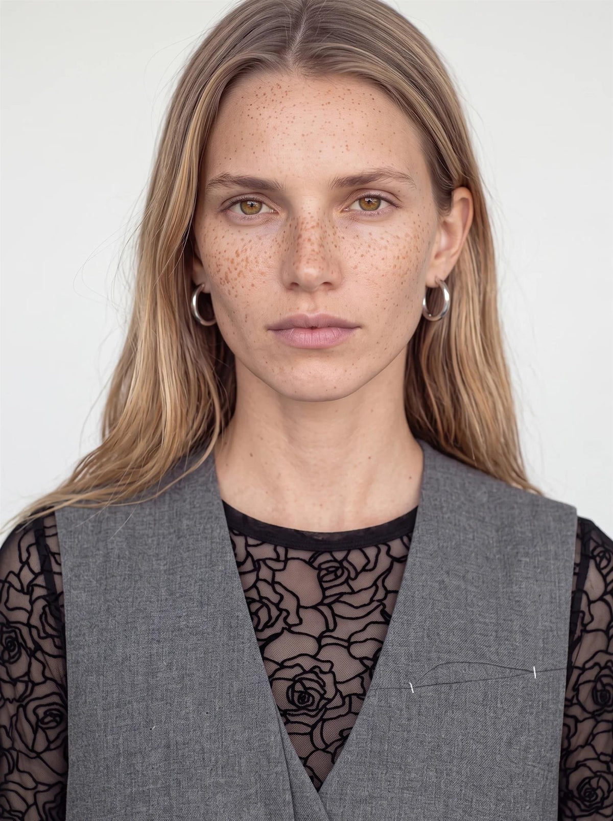 Mmrose Mesh Blouse Black