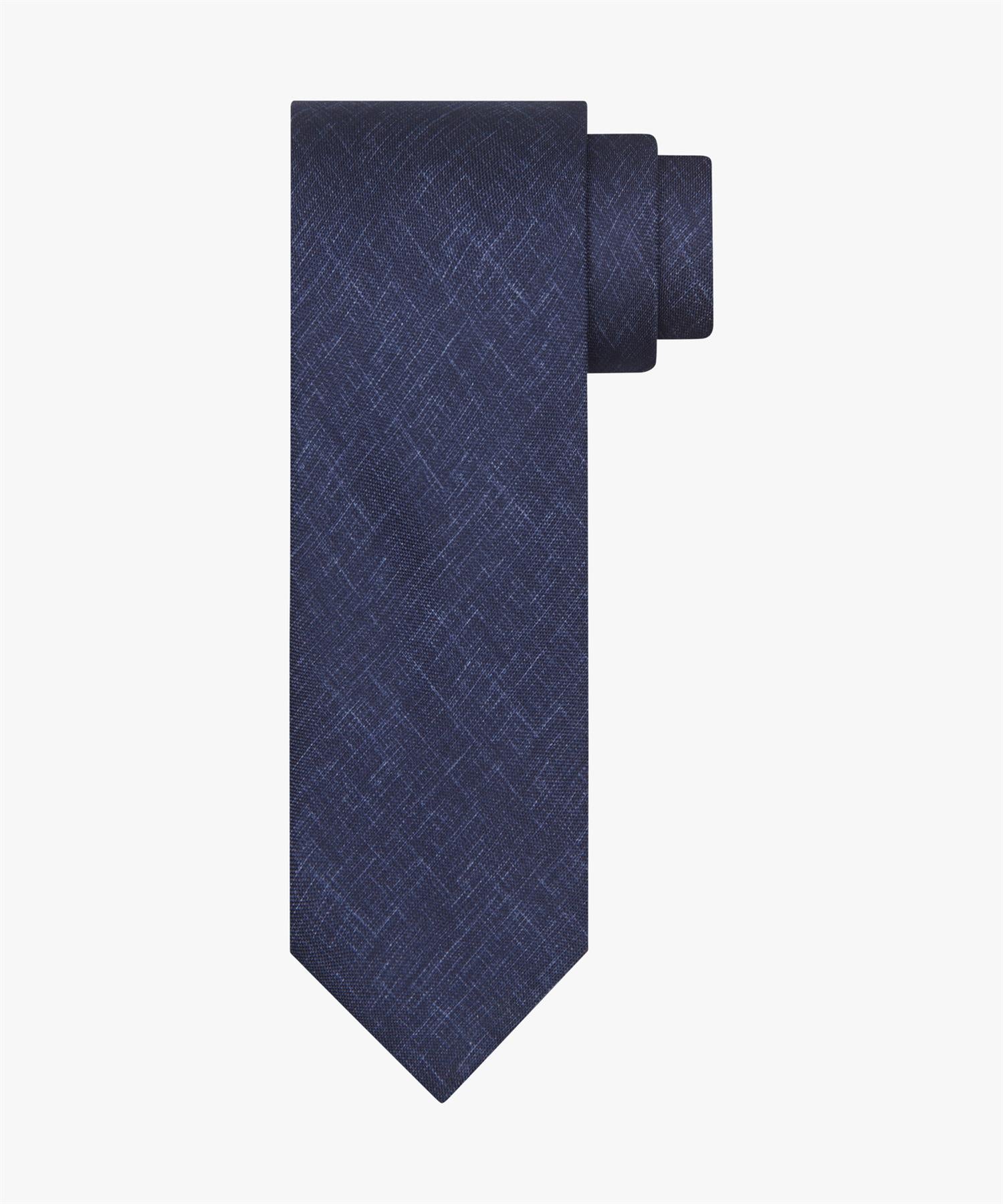 Tie Silk Print 30021 Navy