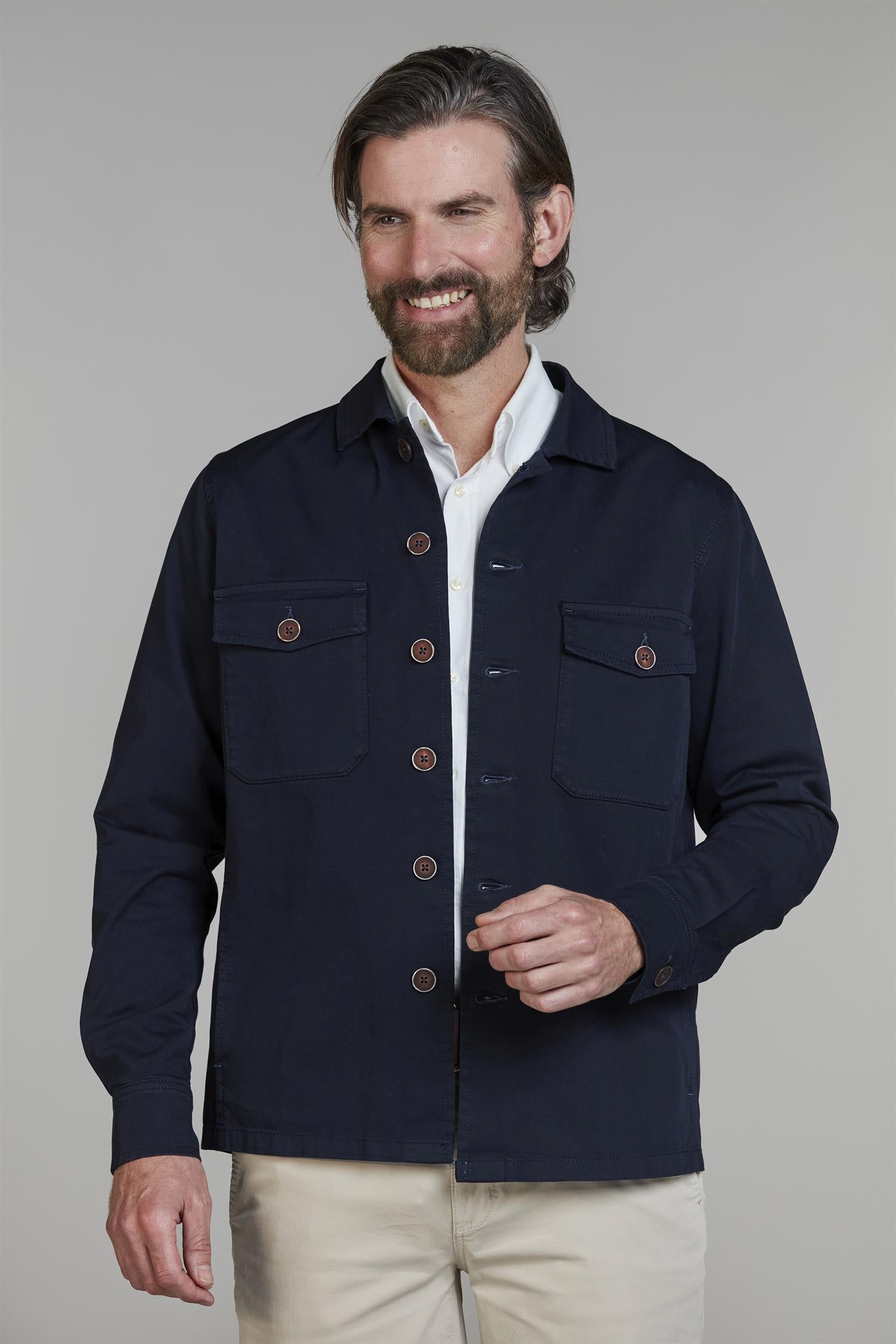 Clearwater Overshirt Navy