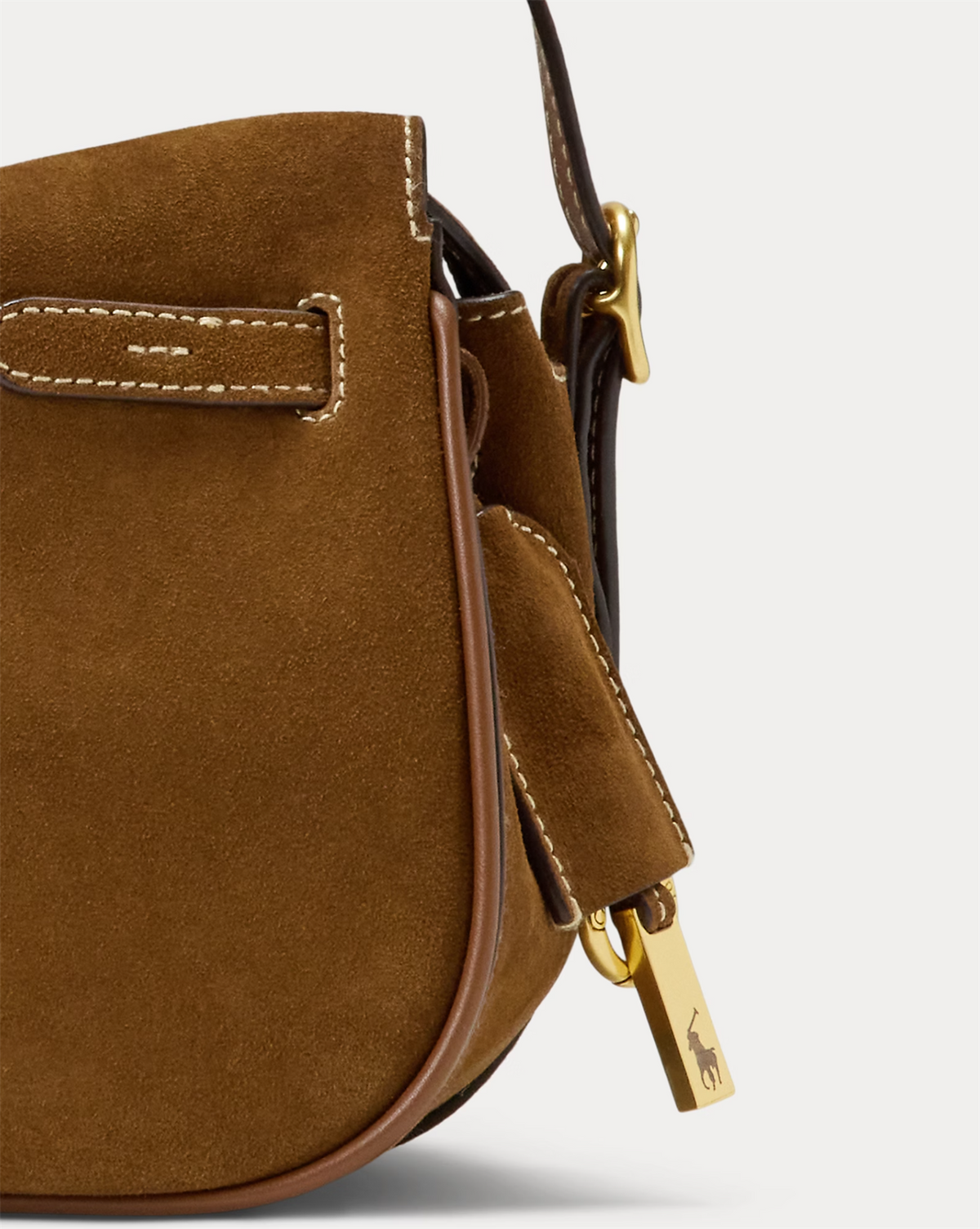 Polo ID Suede Mini Statchel cinnamon/cuoio