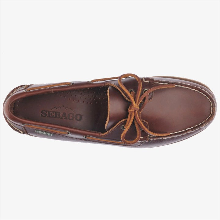 Ranger Waxy Leather Moccasin Brown Gum