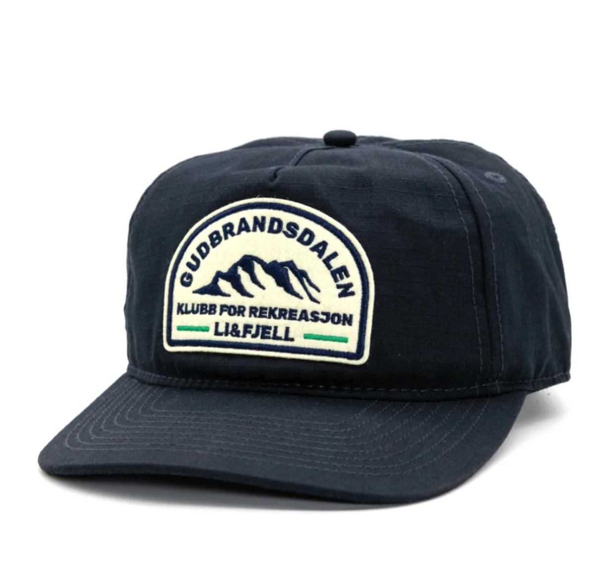 Gudbrandsdalen Patch Ripstop Caps - Dyp Blå