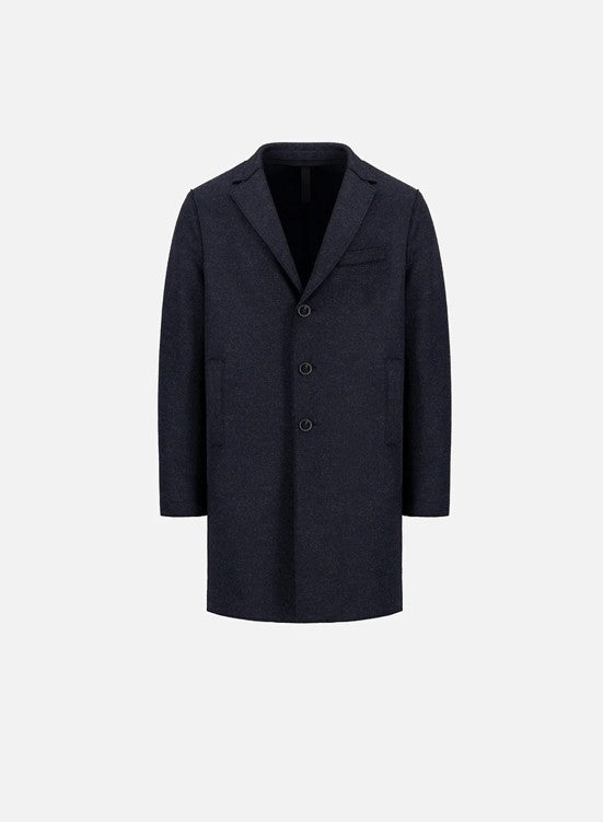 Boxy Coat Jacquard Herringbone