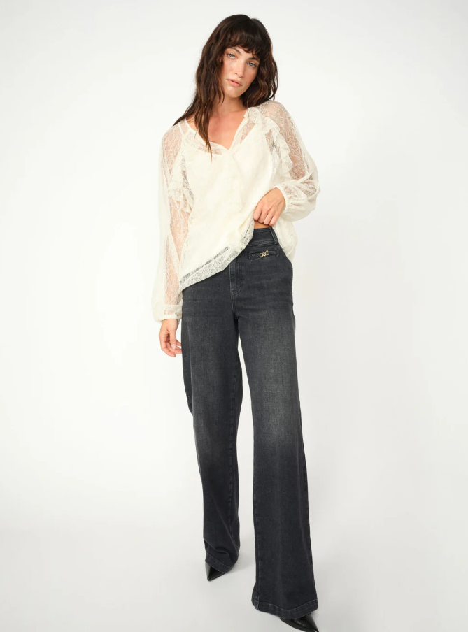 MMCandia Peach Jeans Black