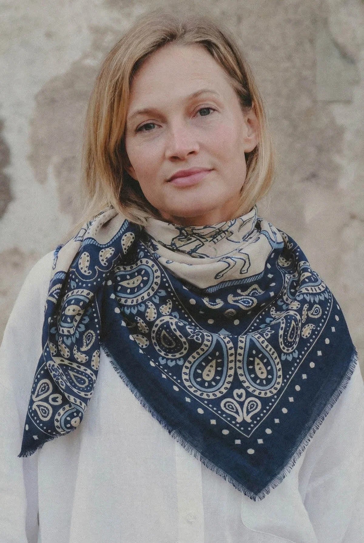 Scarf Rodeo Dark Navy WC