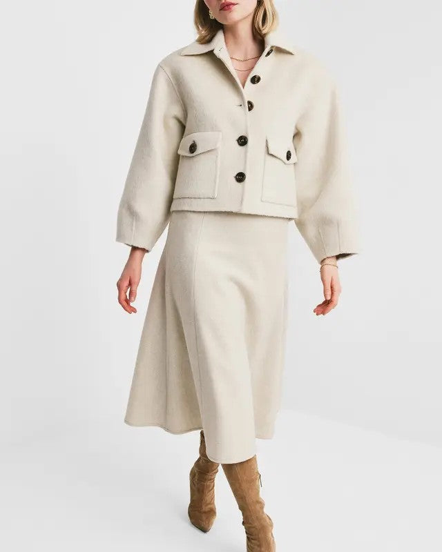 Tailored Jacket Vintage White