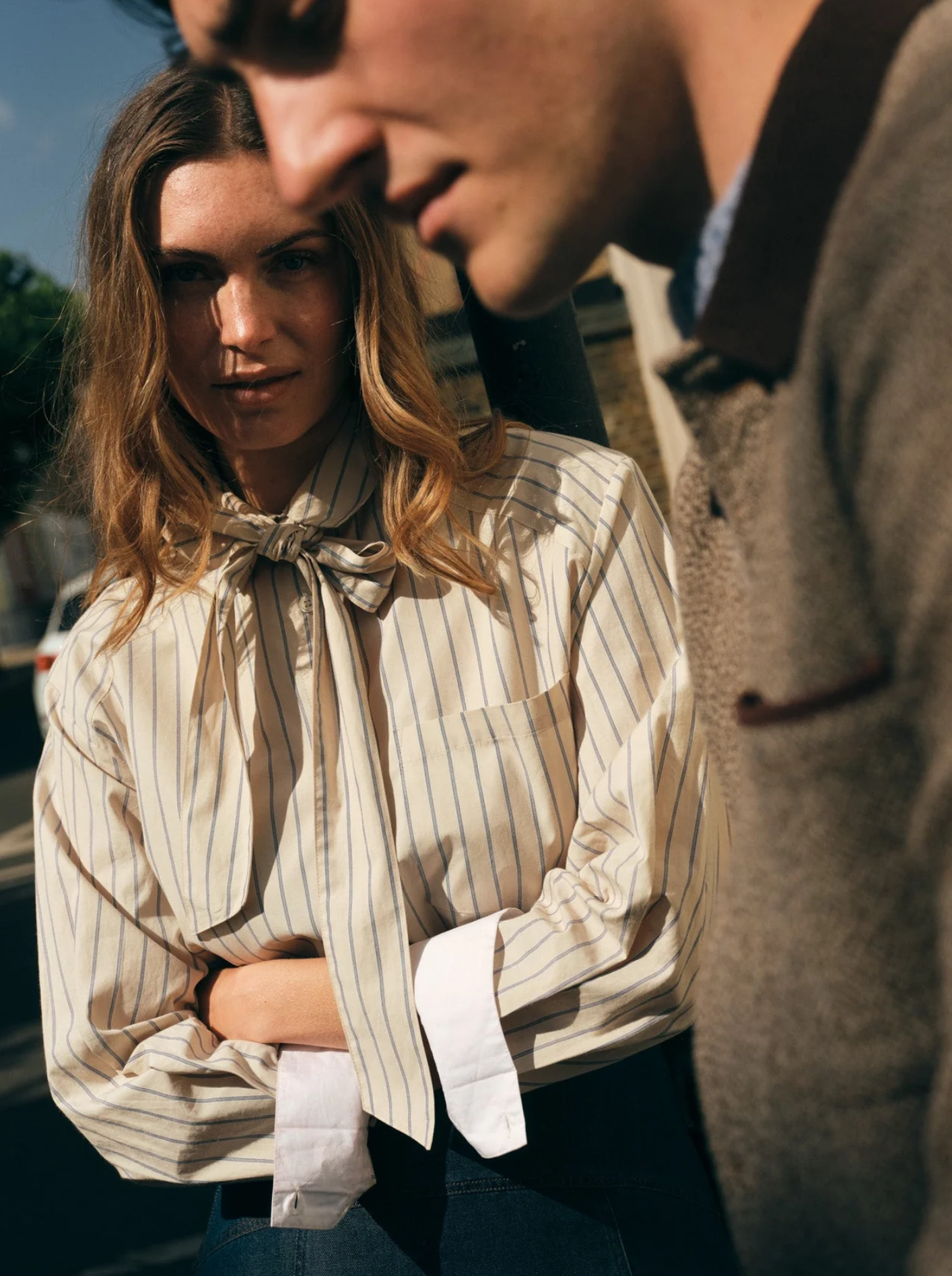 Mmkeeva Lilou Shirt Oxford Tan
