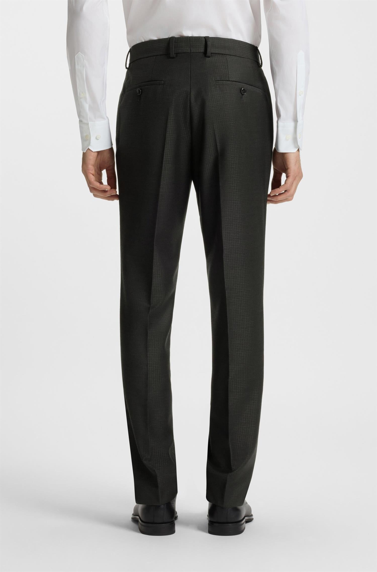 Huge 3PSC Suit in patterned wool