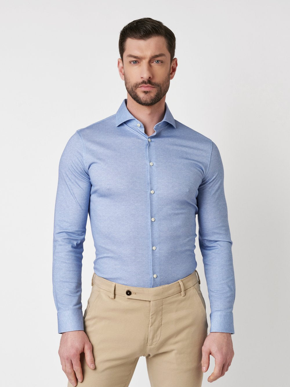 Luxury Hai 1/1 Herringbone Lt.blue