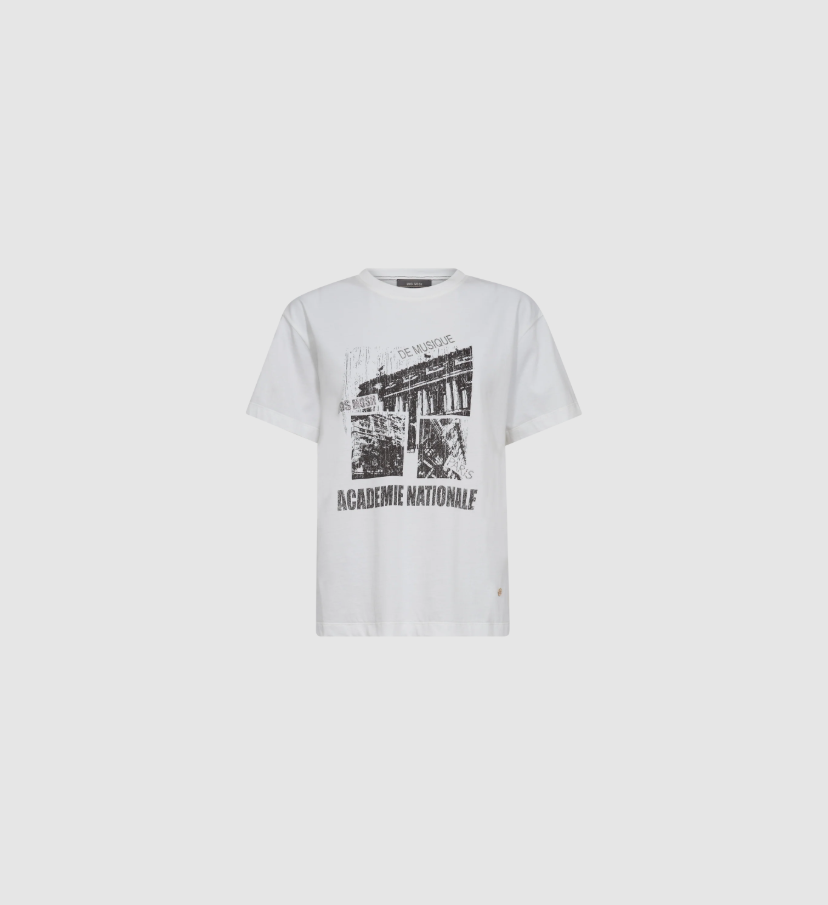 MMLivia O-SS Tee White