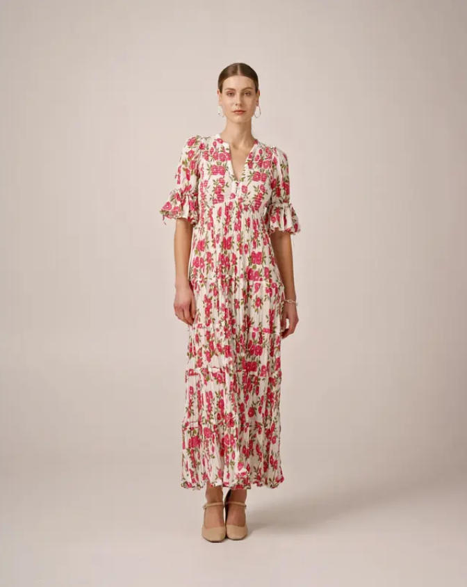 Bohemian Relaxed Dress PF25 Pink Meadow