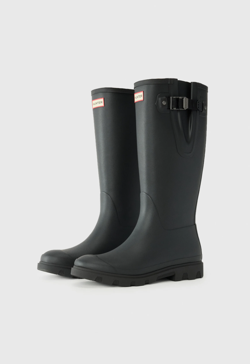 Unisex Downpour Adjustable Boot - Black