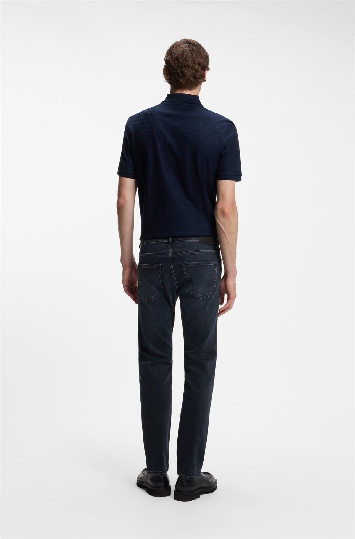 Delaware Slimfit Jeans In Indigo Knit Denim