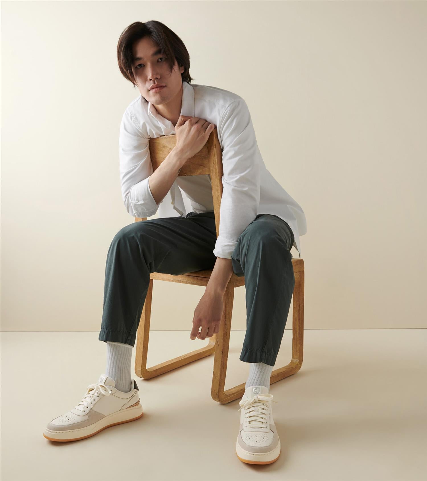 GP Crossover Sneaker Ivory Gum Black