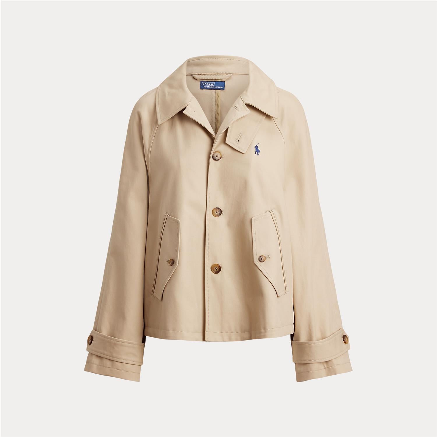 Cotton Twill Jacket Beige