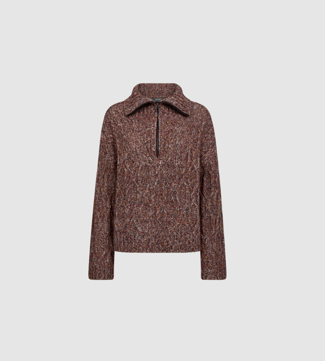 MMKelsey Highneck Knit Fudge