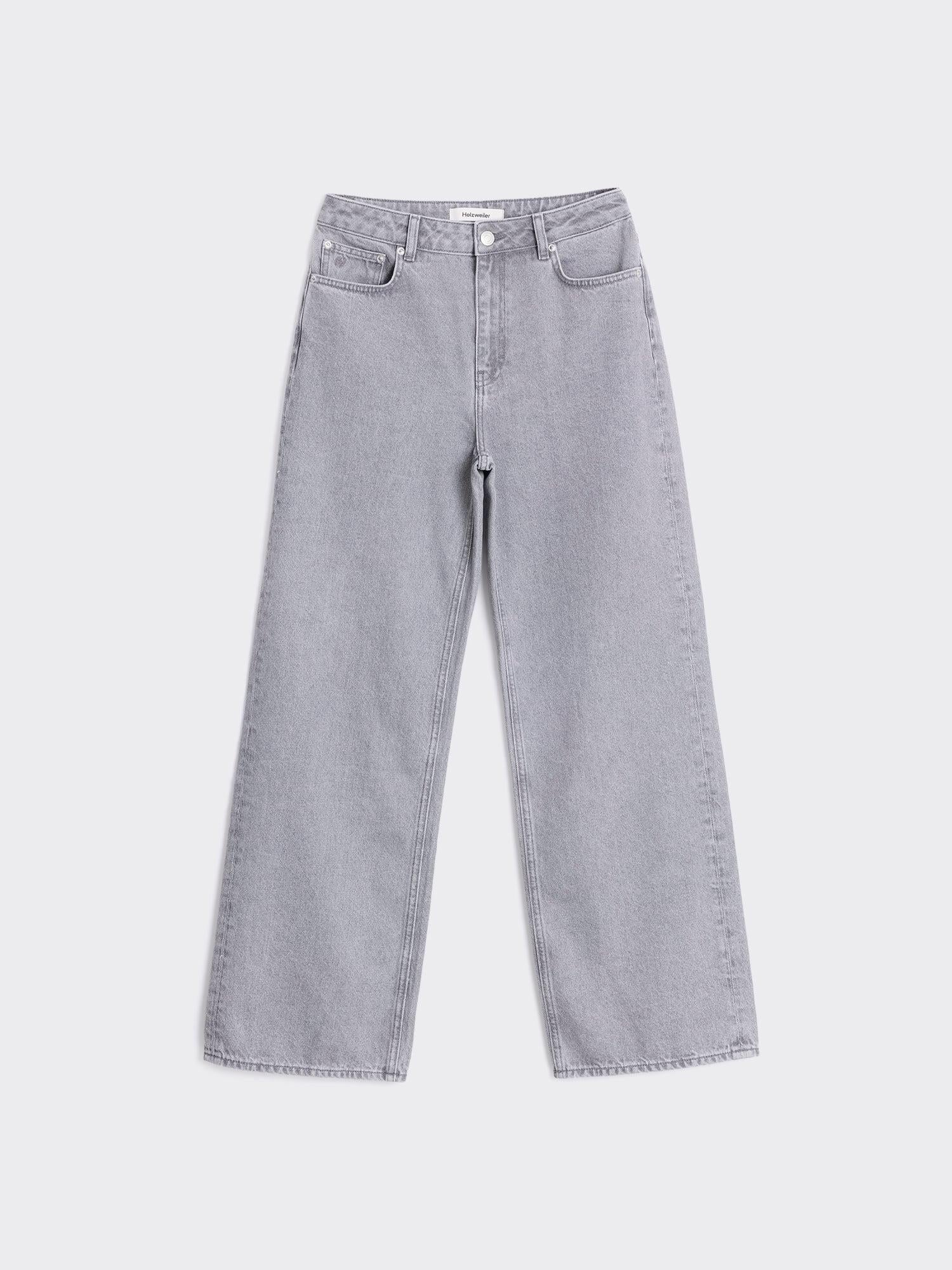 W Wide Jeans Lt Grey