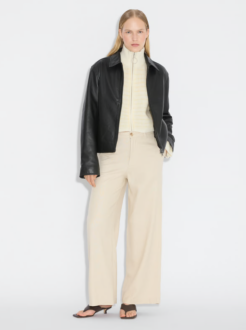 Tine Waffle Check Cardigan Lt.Yellow Mix