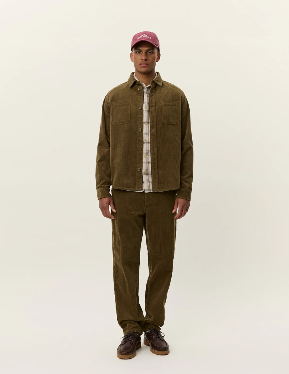 Kody Corduroy Overshirt Military Olive