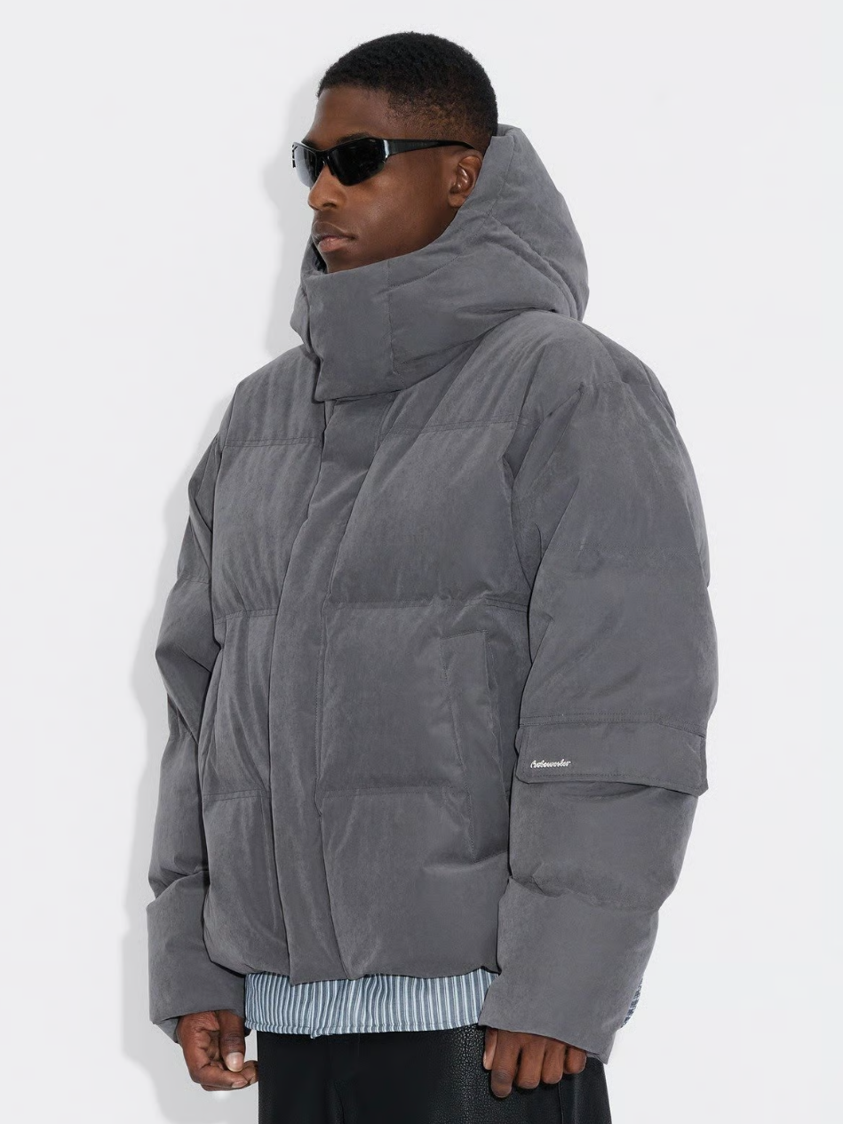 Narvik Brushed Down Jacket Grey