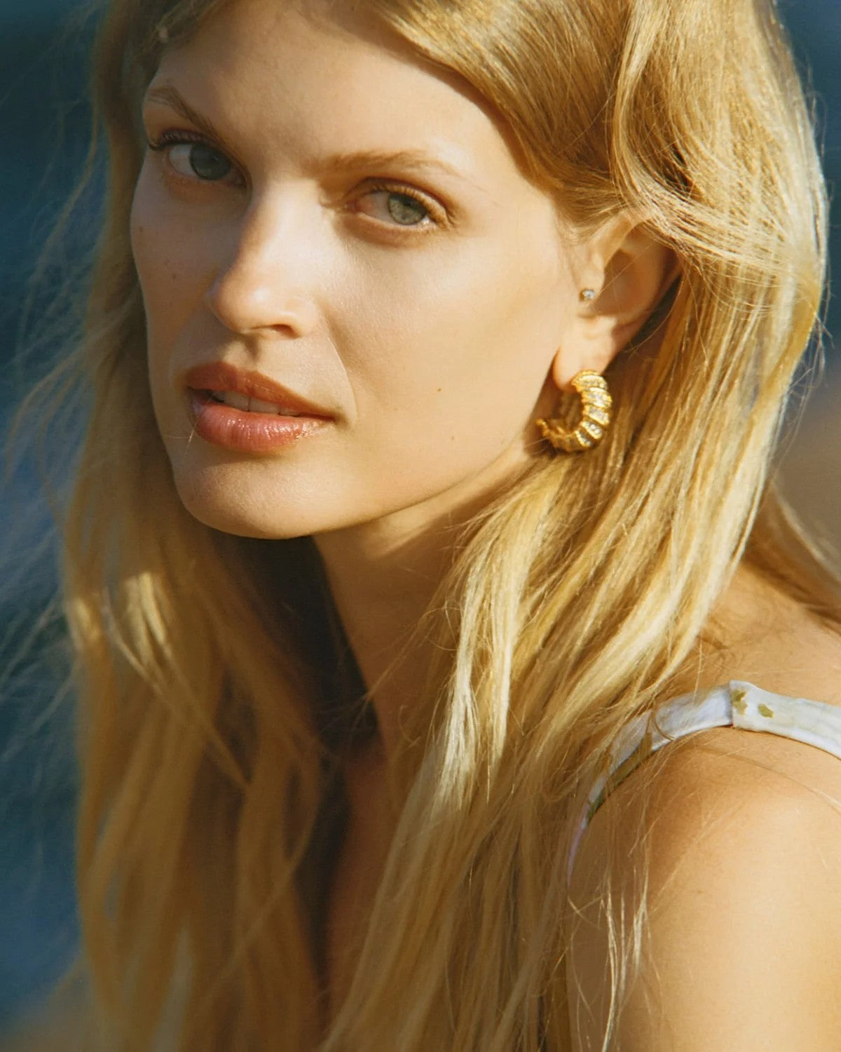 Half Moon Earrings Gold