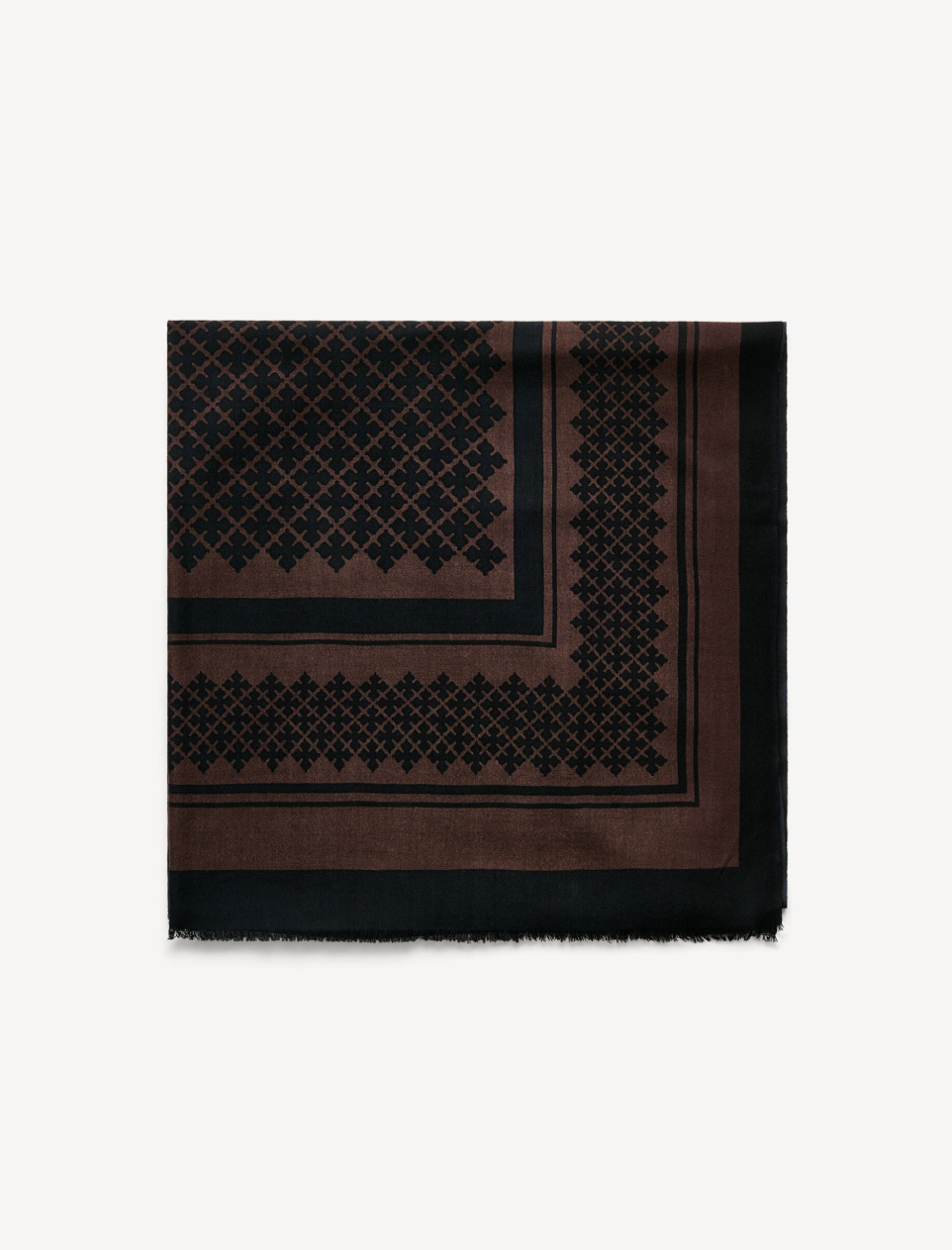 Julee Wool Scarf - Dark Chocolate