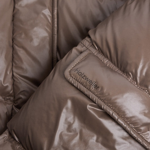 Steilia Short Down Jacket Brown