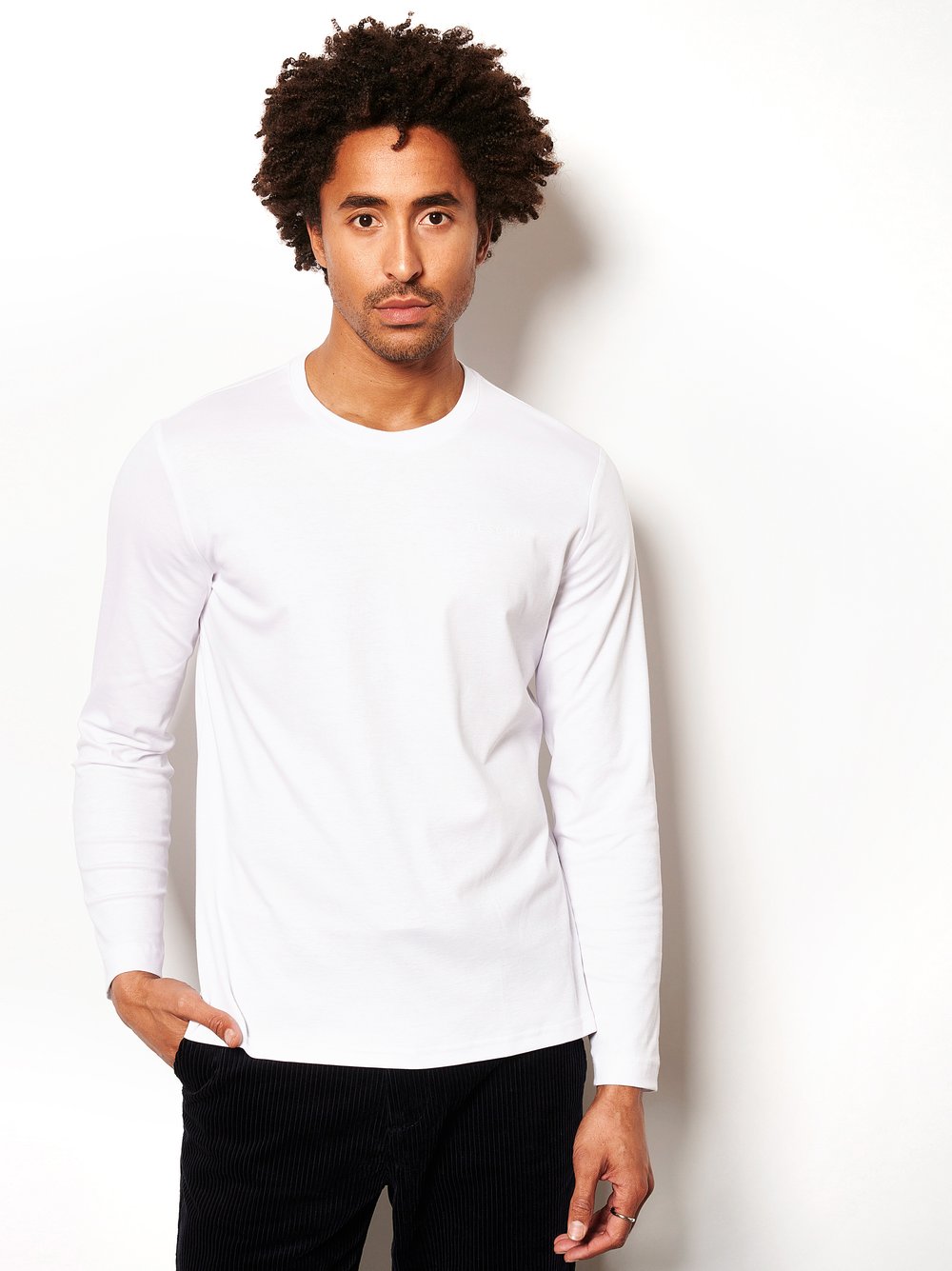 Longsleeve Roundneck White