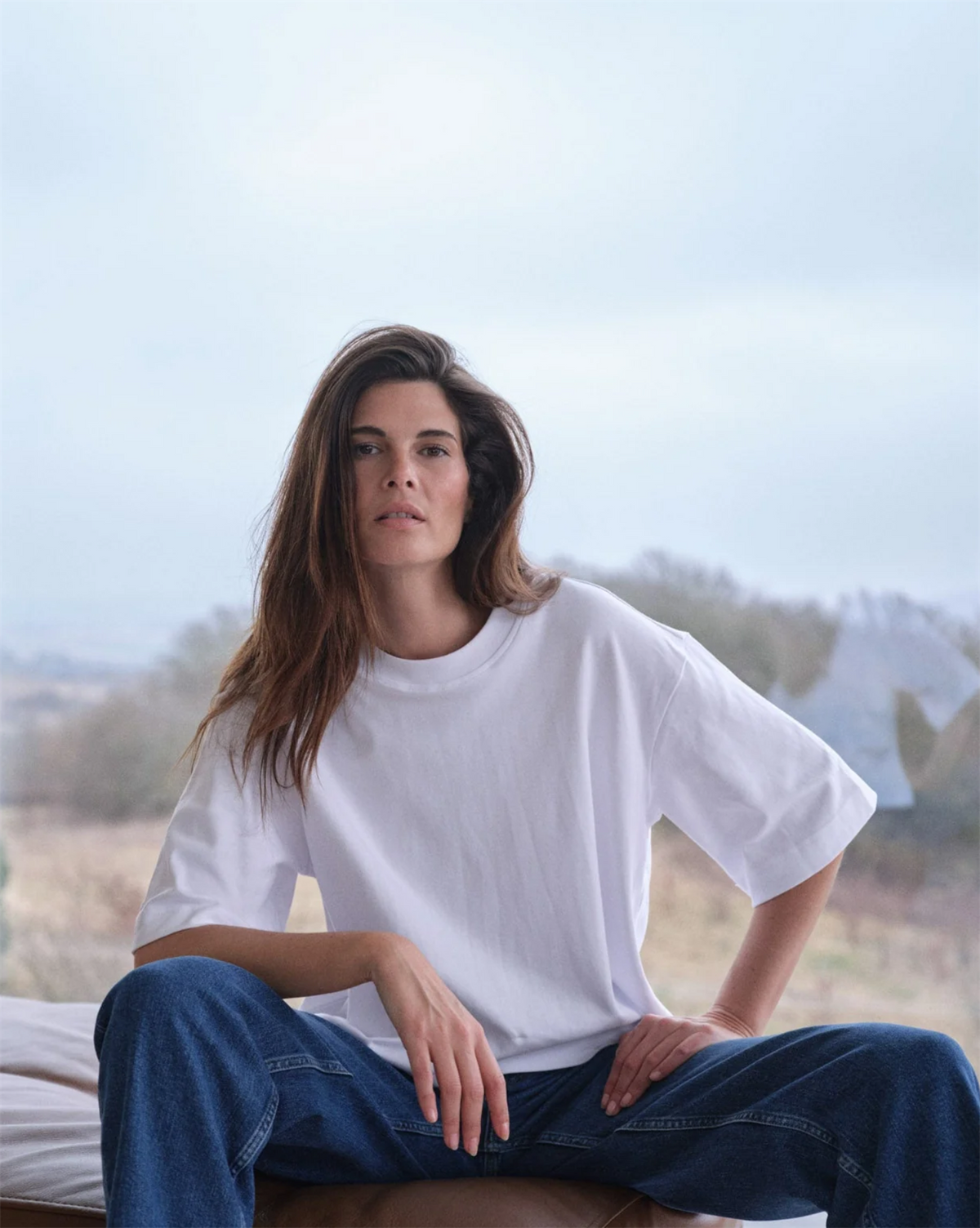 Mmnatalie O-Ssboxy Tee White