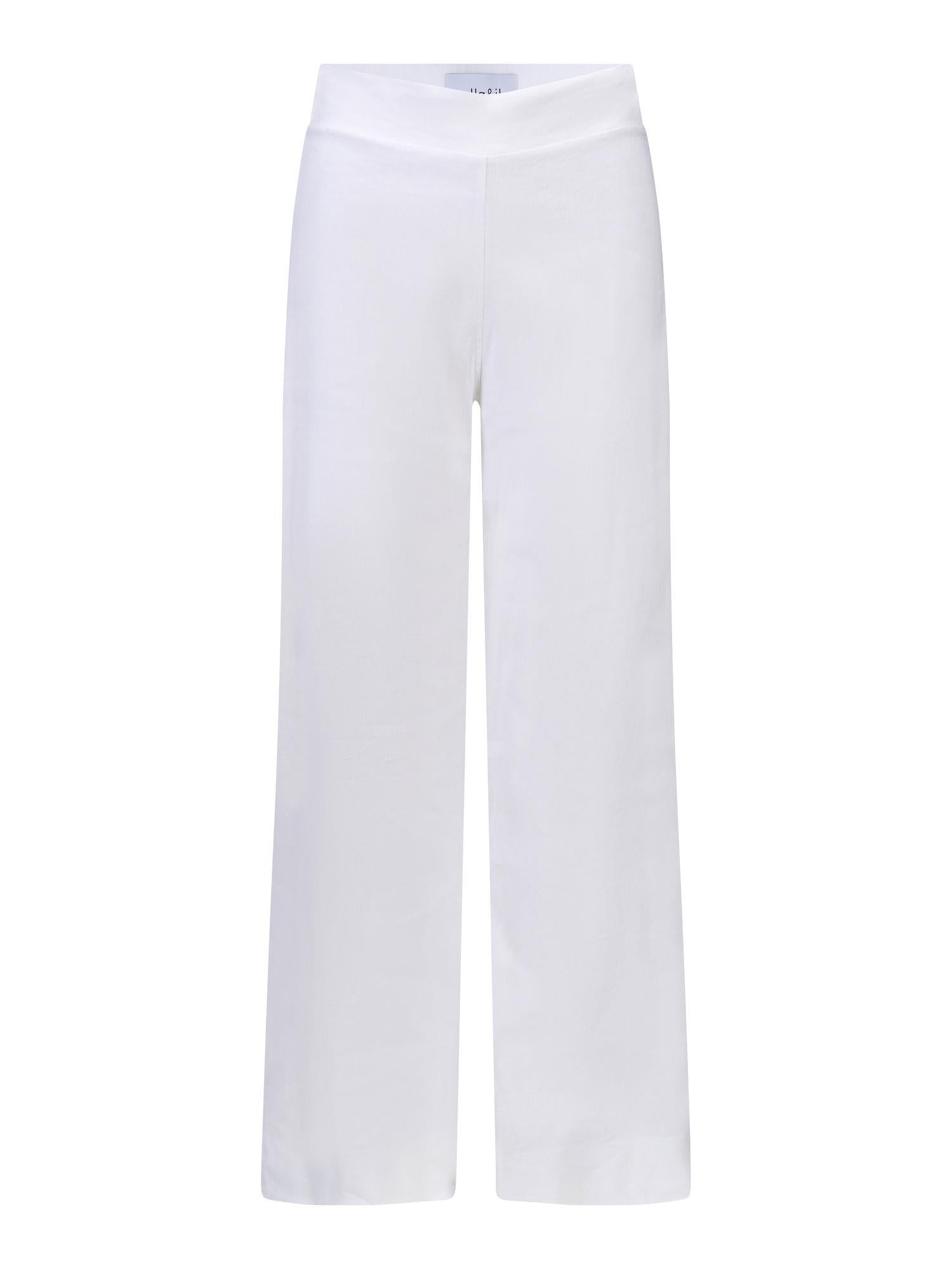 Molly Stretch Linen Pants White