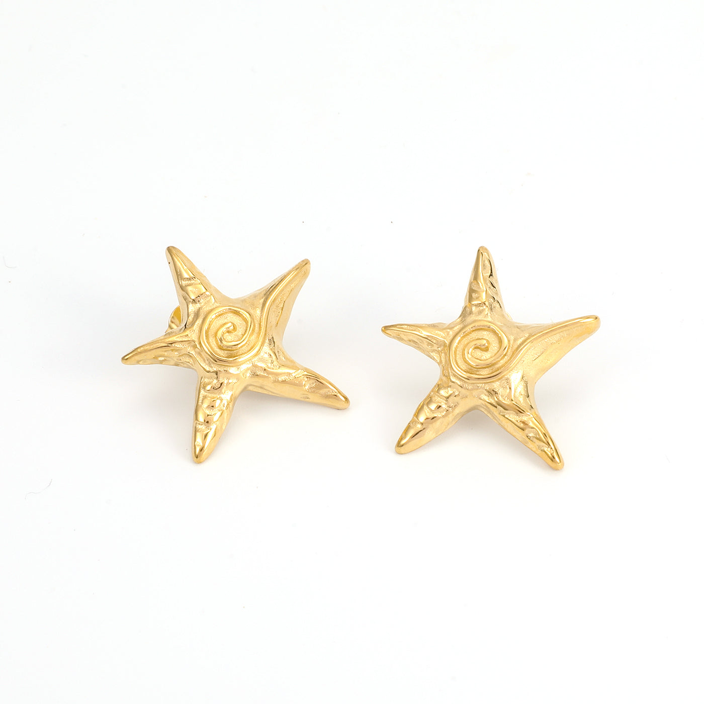 ORLA-STARFISH STUD EARRINGS STAILM\NLESS STEEL-GOLD