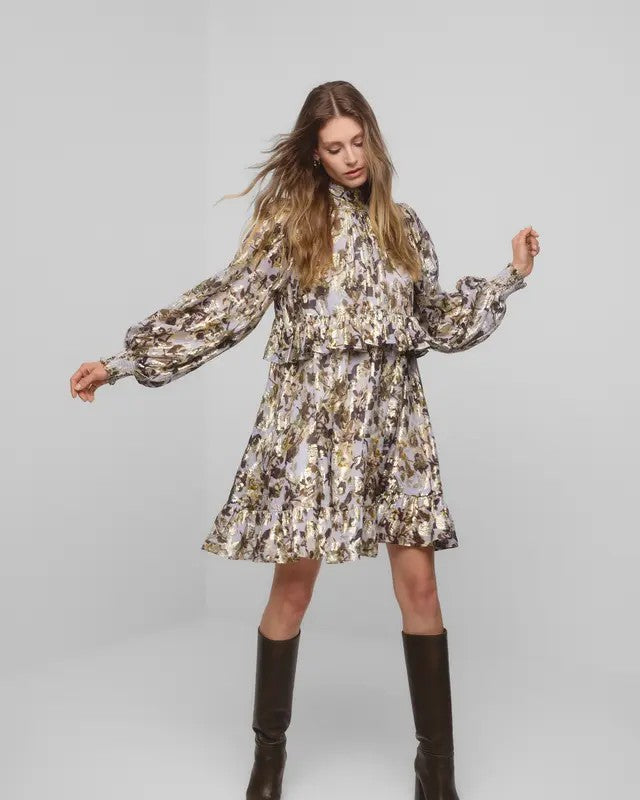 Georgette Tieband Dress October Fields