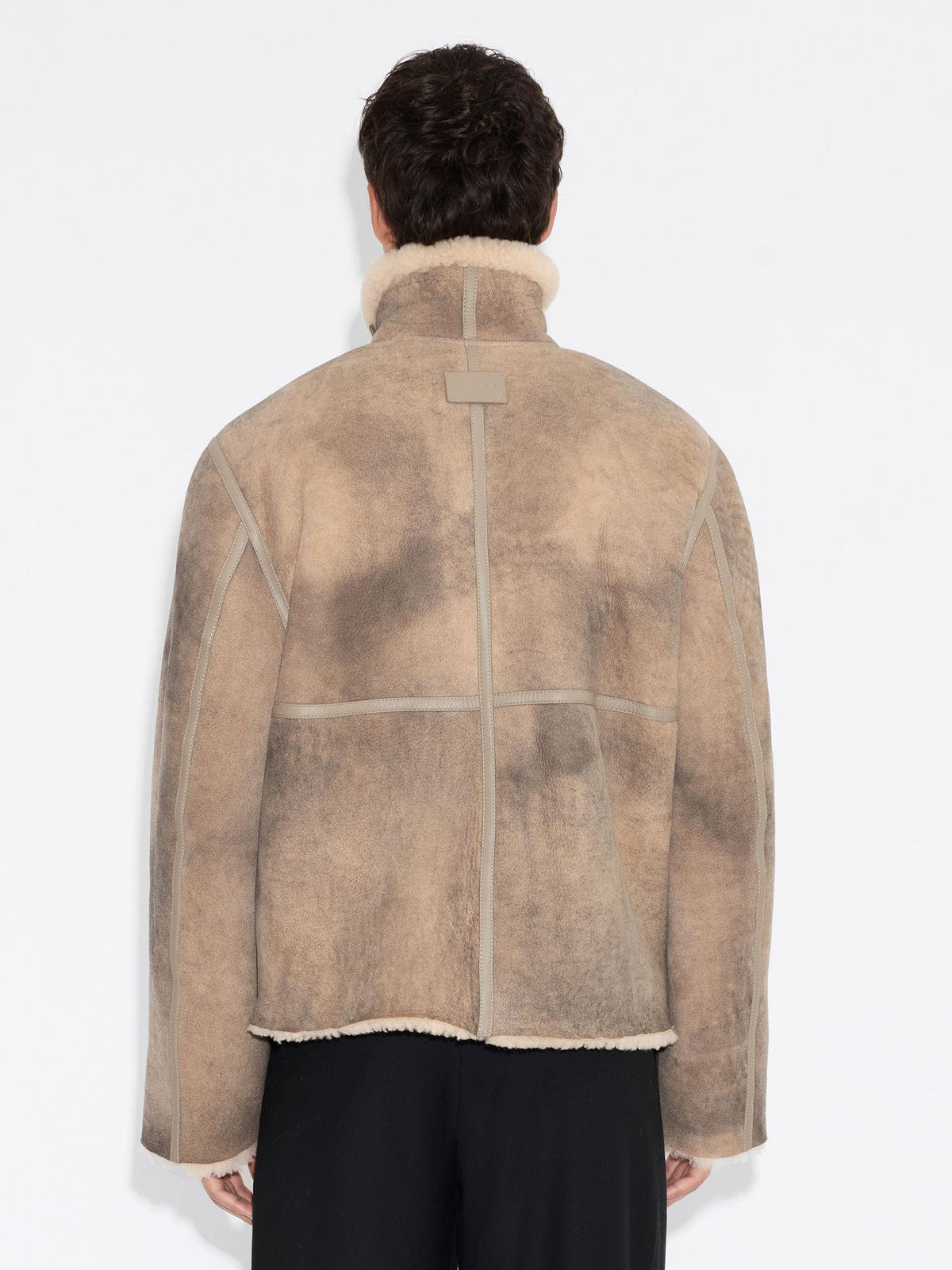 Luka Shearling  Jacket Taupe