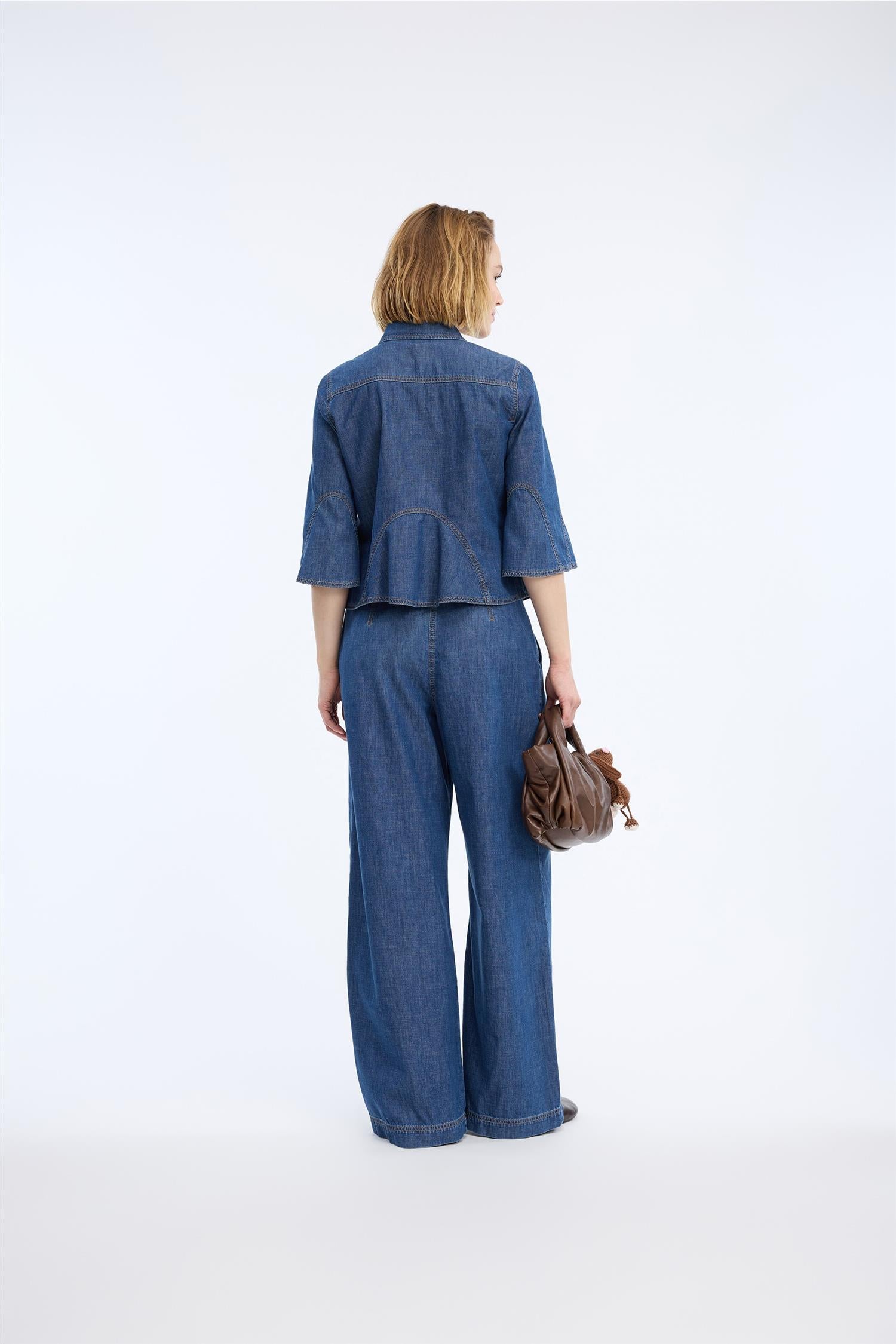 Vunna Denim Blouse Blue