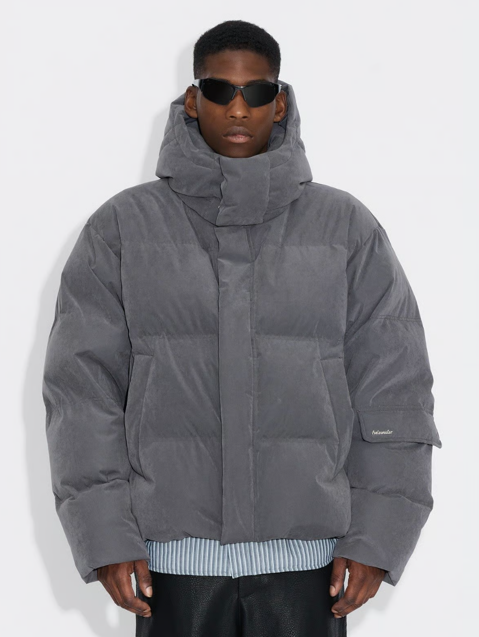 Narvik Brushed Down Jacket Grey