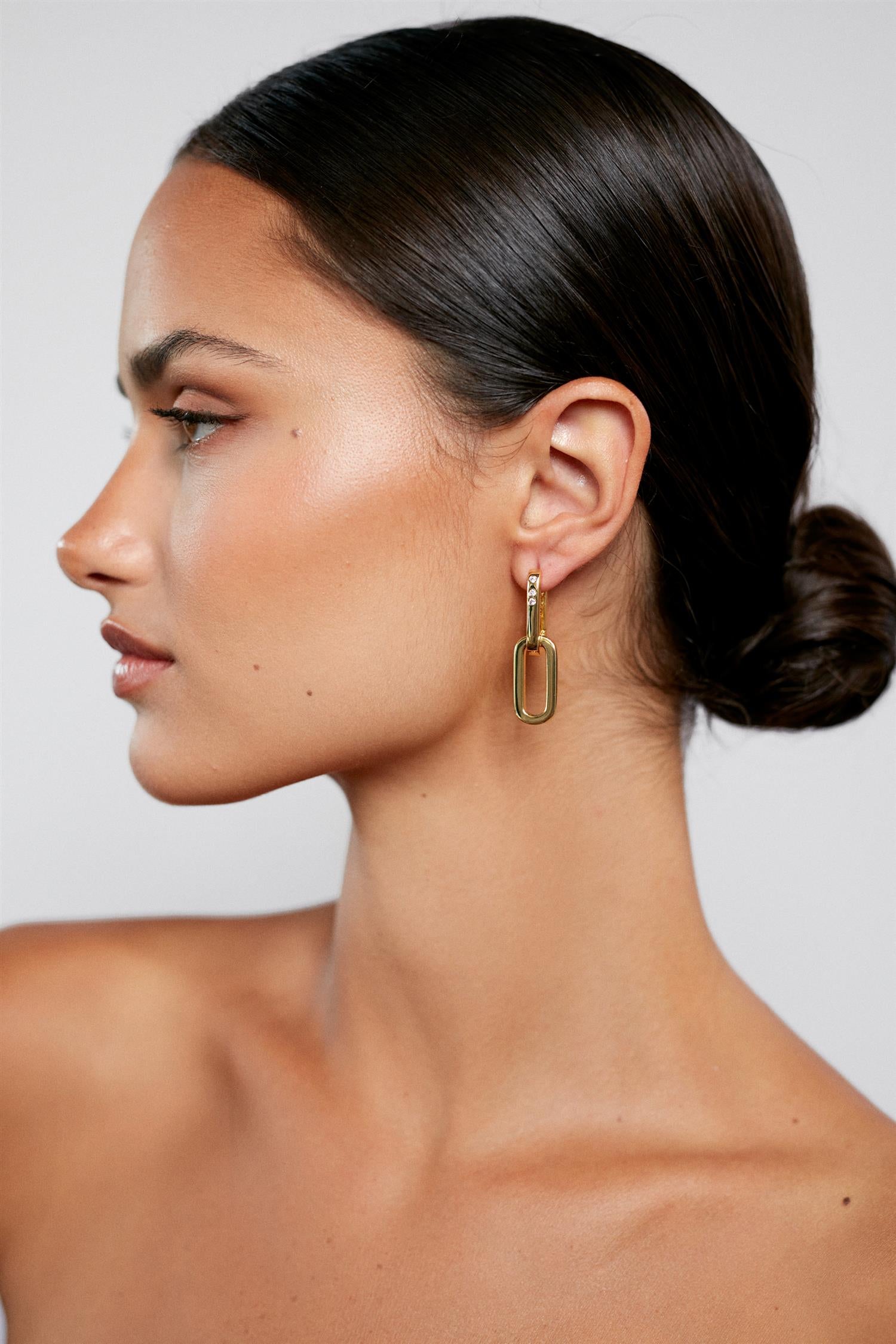 Golden Link Earrings