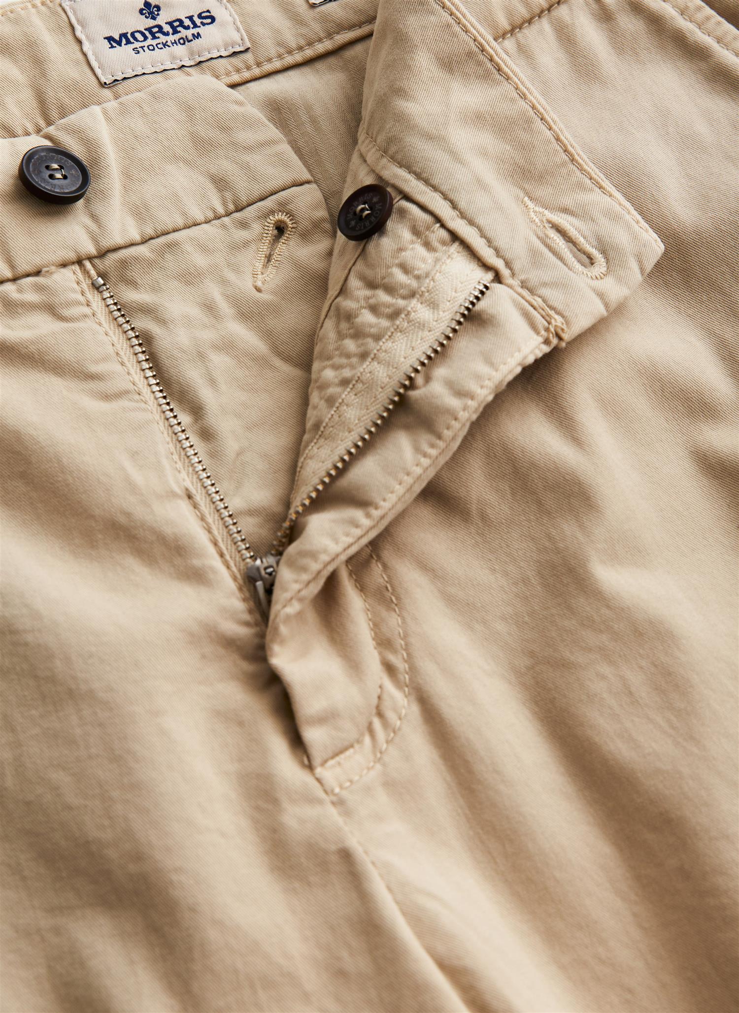 Jeffrey Summer Chino Shorts 7" Khaki