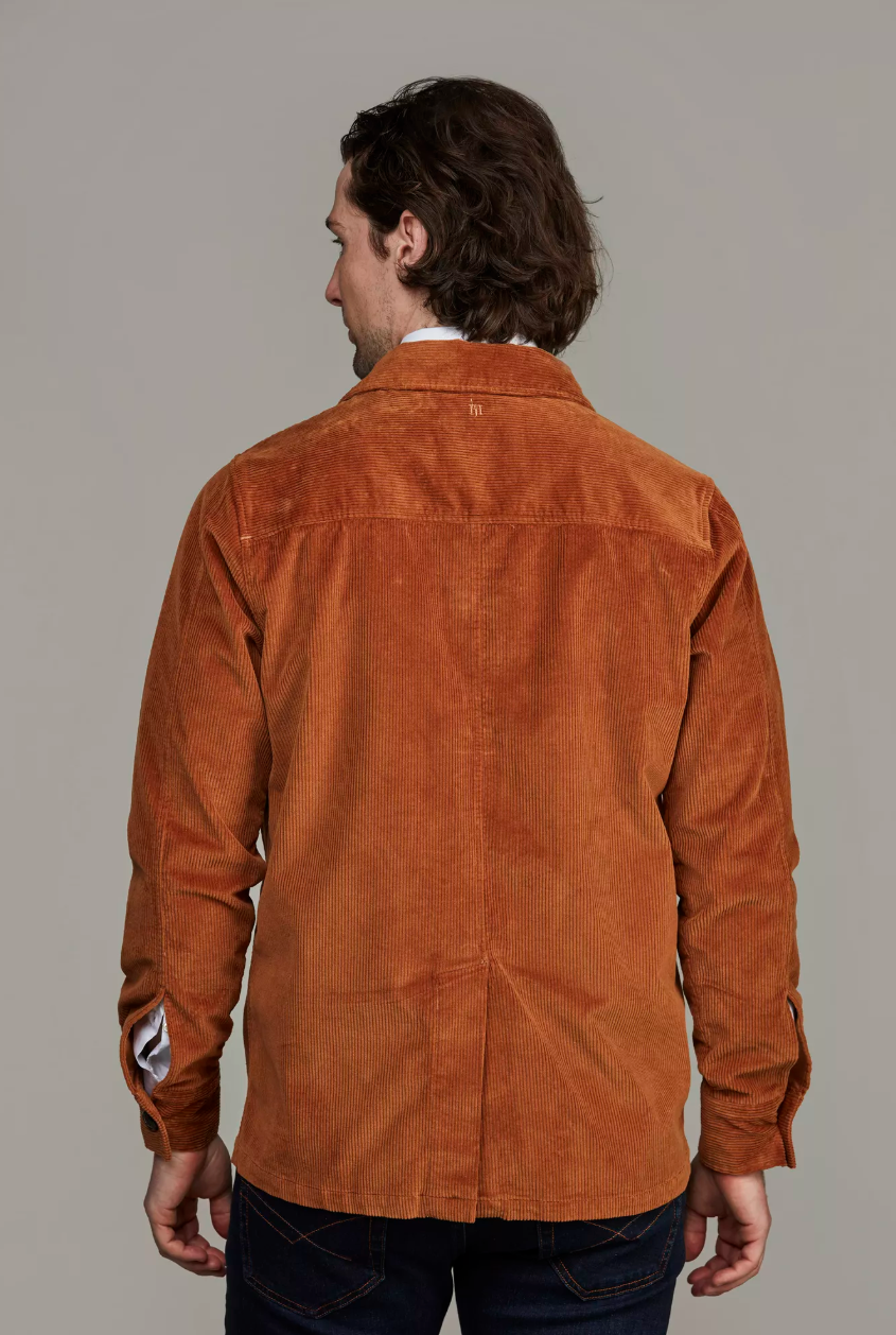 Corduroy Overshirt Soft Orange