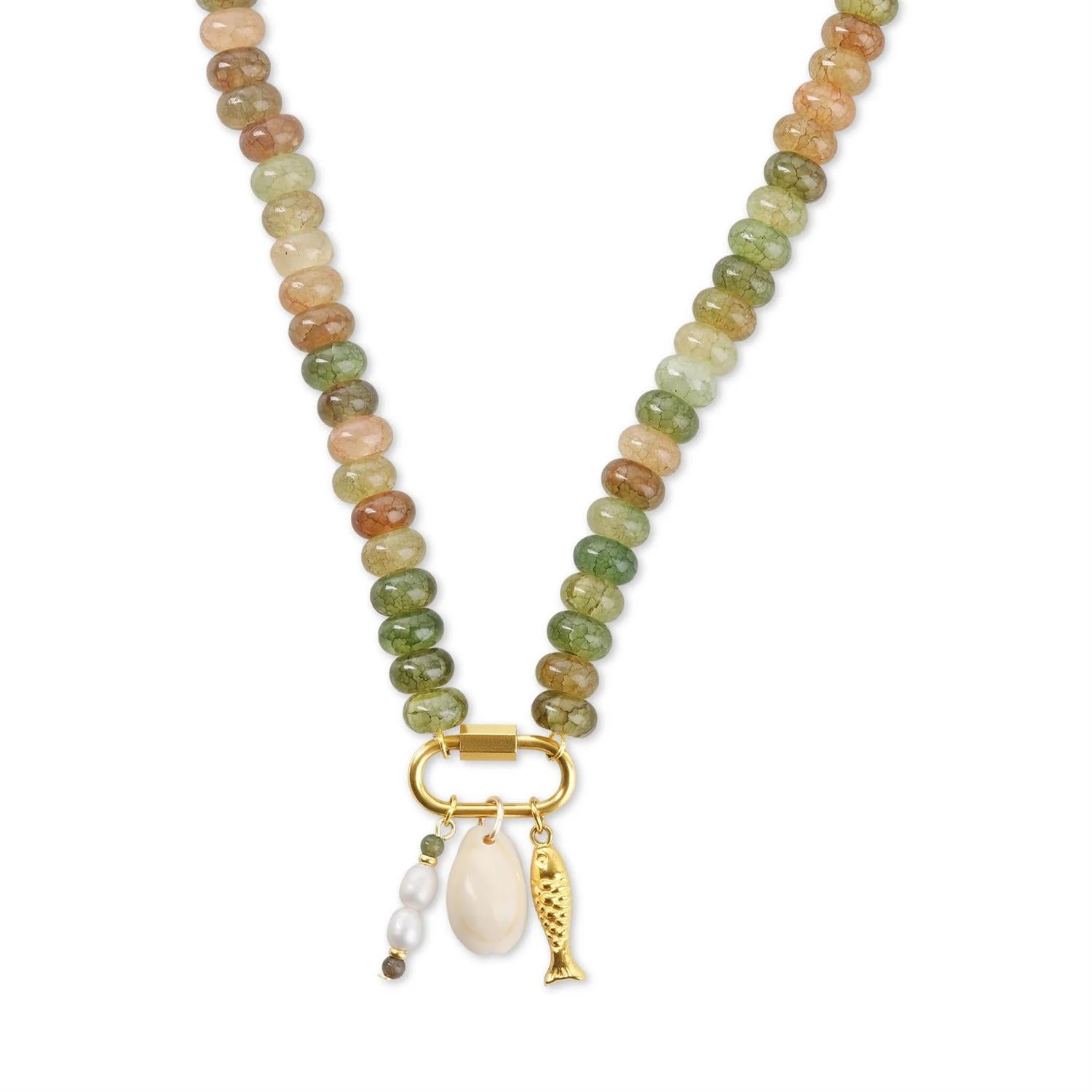 MY ocean bead necklace